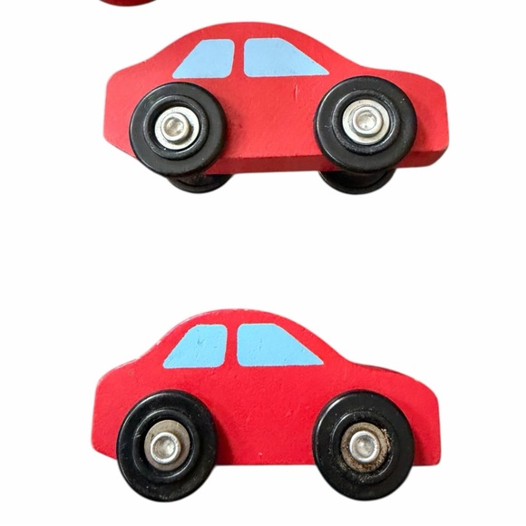 Lot of 14 Wooden Toy Cars Trains Montessori Pretend Play Melissa & Doug - Picture 6 of 16